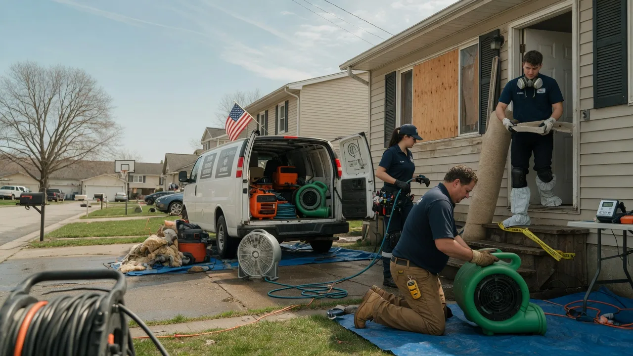 Water Damage Restoration in Rushville, OH near me